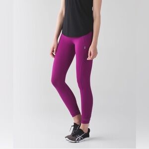 Lululemon Making Moves Tights Leggings Size 4 Regal Plum High Rise